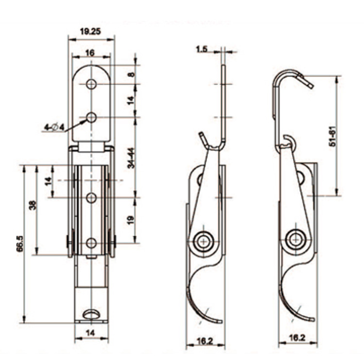 Buckle Type Adjustment Bucklee-C9109-1