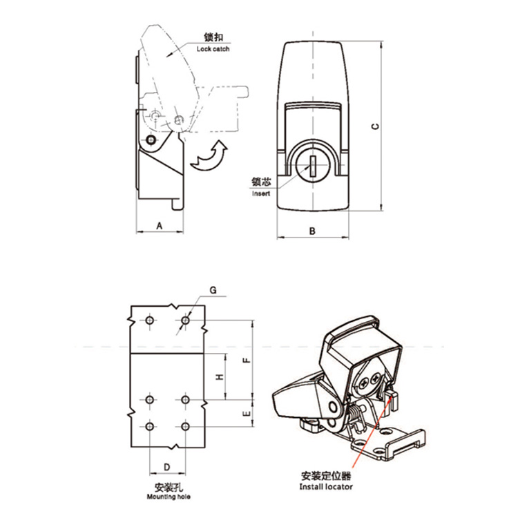 Buckle Pull Clasp-C9101