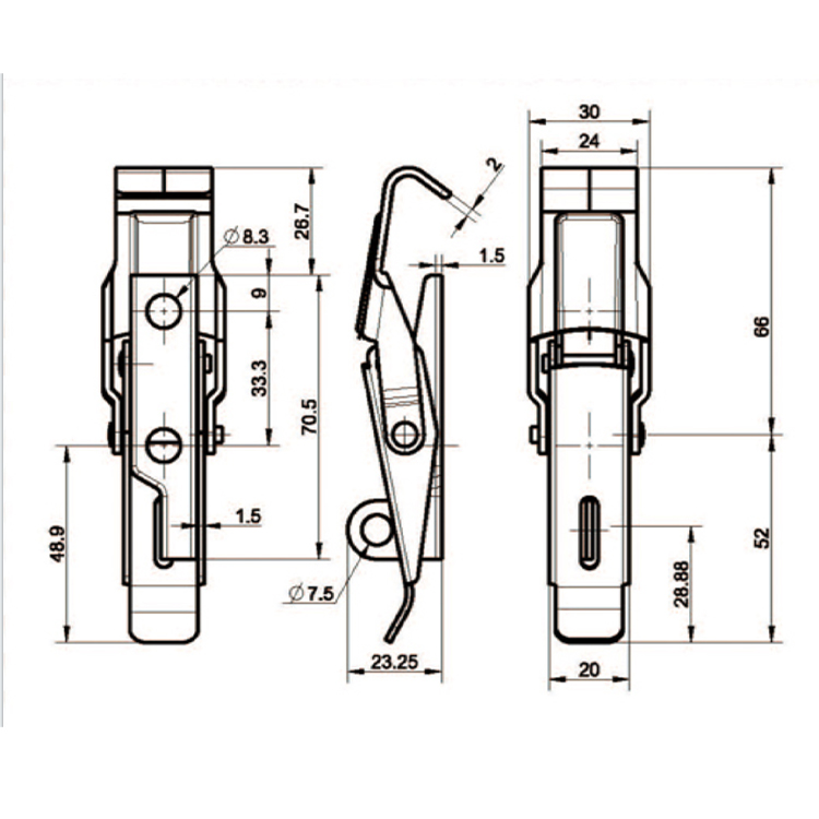 Padlock Buckle-C9115-1