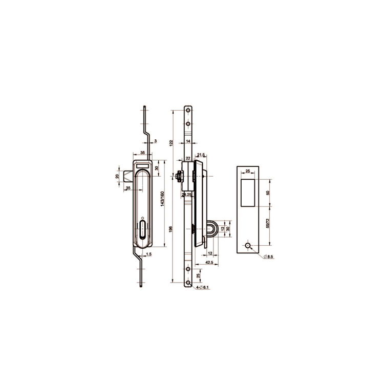 Lift The Crank Lock-A8021