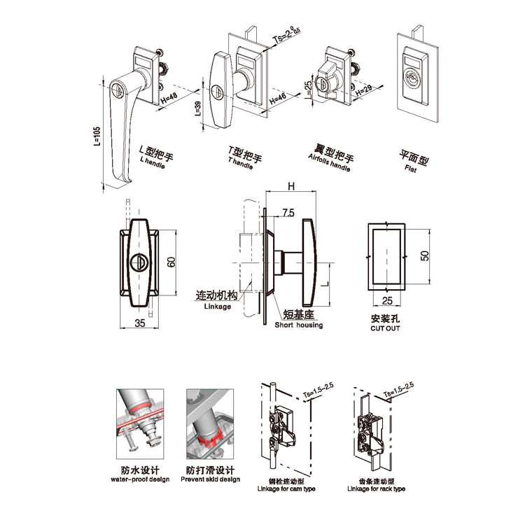 European Standard Crank Lock-A804