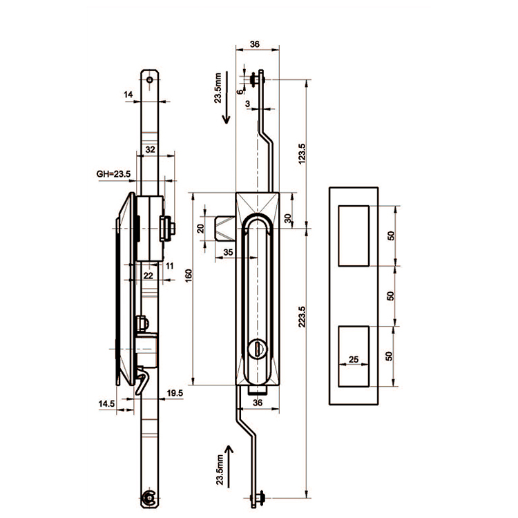 Lift The Crank Lock-A8071