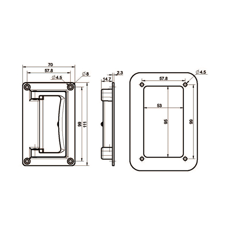 Embedded Positioning Handle-E5401-1